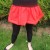 Red Bubble Dress Skirt Top