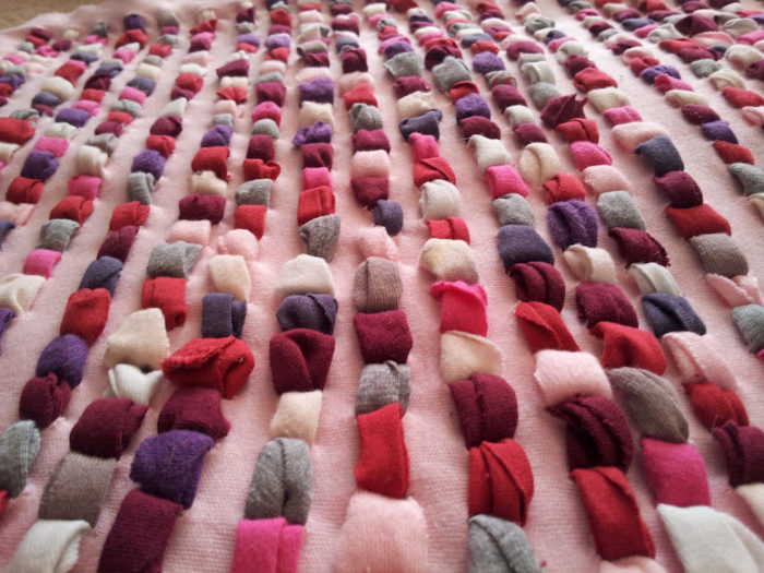 DIY TShirt Shag Rug ⋆ Look At What I Made