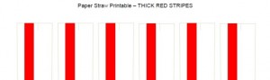 Valentine's Day Paper Straw Templates - Look At What I Made
