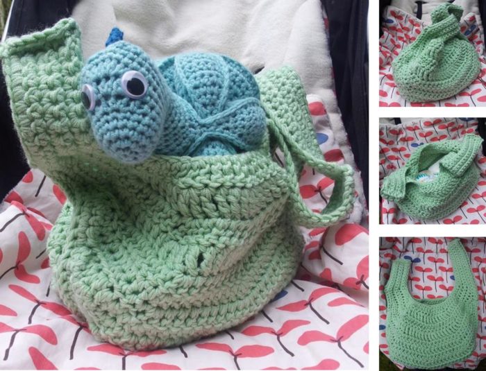 Crochet Stroller Bag Pattern - Look At What I Made