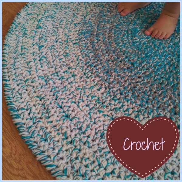 Crochet Round Rug - Look At What I Made