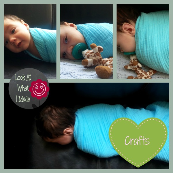 DIY Coloured Swaddling Blanket ⋆ Look At What I Made