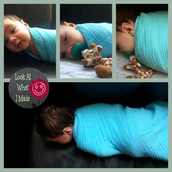 DIY Coloured Swaddling Blanket ⋆ Look At What I Made