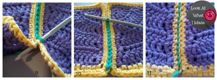 How to Join Crochet Squares - Completely Flat Zipper Method - Loo...