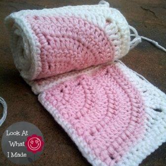Join Crochet Squares Flat Method