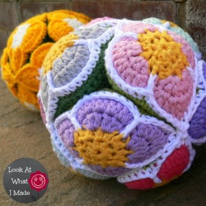 Crochet Flower Puzzle Ball 300x300 Crochet Flower Amish Puzzle Ball