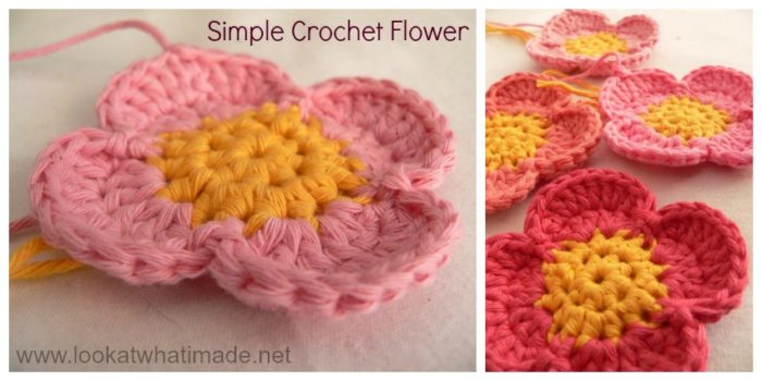 Simple Crochet Flower ? Look At What I Made