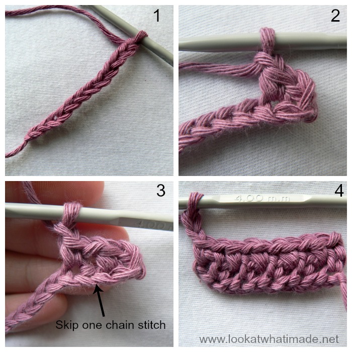 How To Crochet: Linen Stitch - Look At What I Made