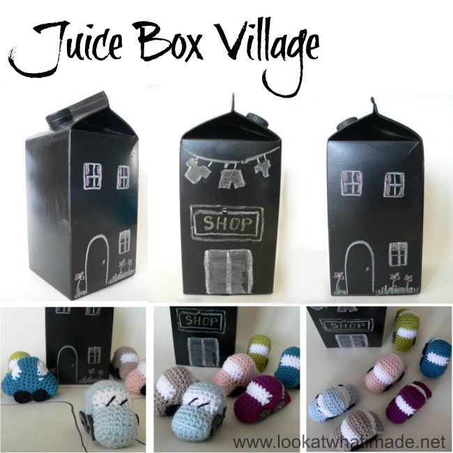 Juice Box Crafts Juice Box Village ⋆ Look At What I Made