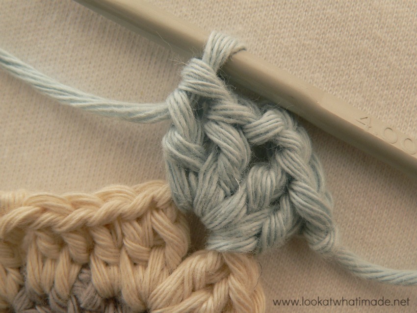 Standing Double Crochet Never Ending Love Crochet Square