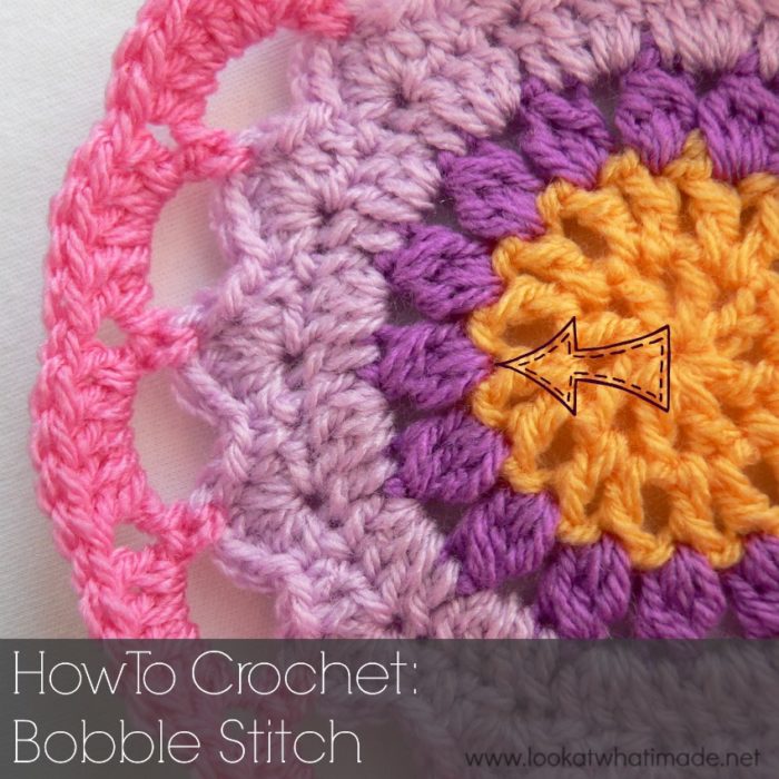 How To Crochet: Bobble Stitch ⋆ Look At What I Made