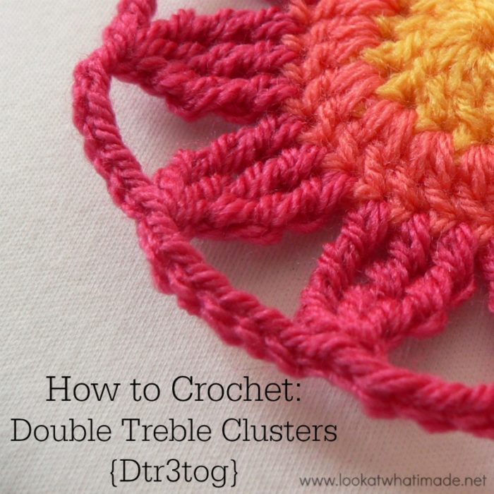 Double Crochet Treble Crochet And Slip Stitch You Will Have Pictures ...