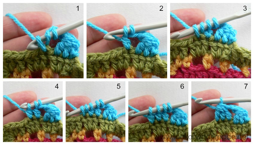 How to Crochet: Cluster Stitch {Dc3tog} - Look At What I Made
