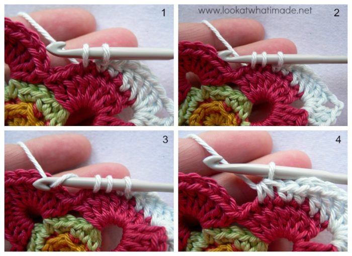 How to Crochet Sc2tog Block 26: Firenze Square  {Photo Tutorial}
