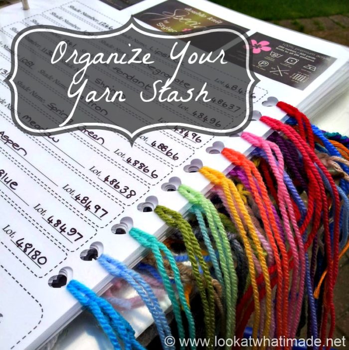 Organize Your Yarn Stash ⋆ Look At What I Made
