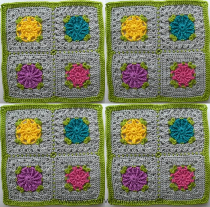 Foursquares How to Join Crochet Squares