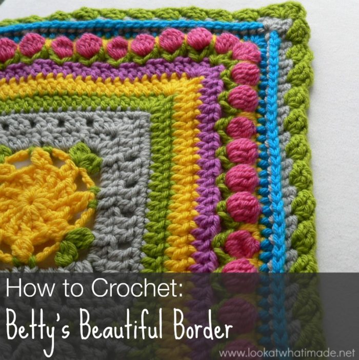 How to Crochet: Bettys Beautiful Border {Photo Tutorial} - Look At ...