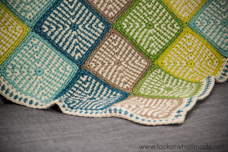 Linen Stitch Manghan Pattern - Look At What I Made