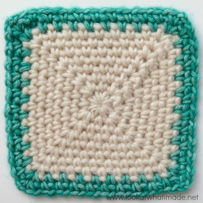 Regular Crochet Linen Stitch Square - Look At What I Made