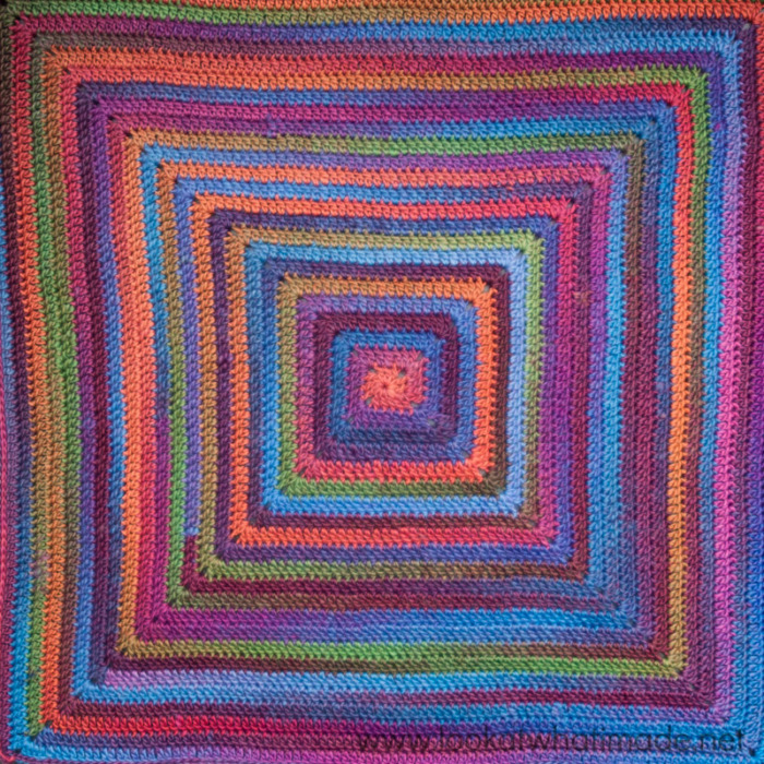 Continuous Crochet Baby Blanket (Preemie/Car Seat) - Look At What I ...