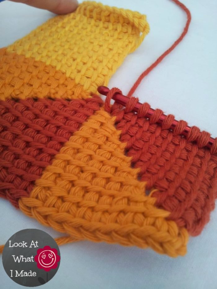 Tunisian Crochet Ten Stitch Blanket - Free Pattern - Look At What I ...