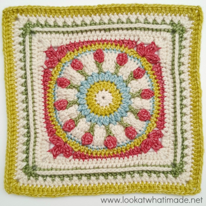 my latest 12? crochet square: Wishing Well. Designed for the Moogly ...