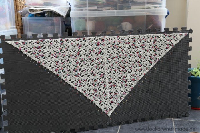 Banksia Shawl Free Crochet Pattern
