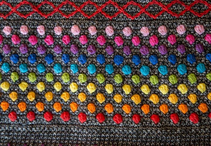 Hygge CAL Hygge Shawl Crochet Cross Stitch